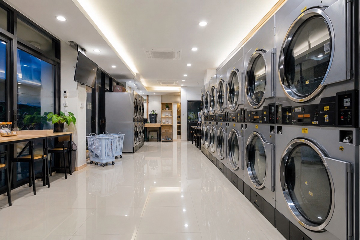 ลงทุนร้านสะดวกซัก